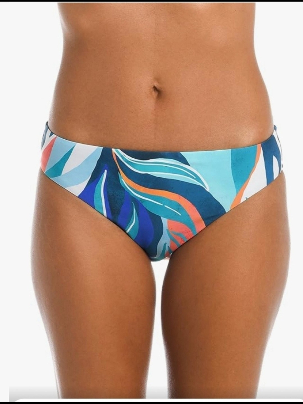 NWT-La Blanca Women's Standard Scoop Front Hipster Swimsuit Bottom.